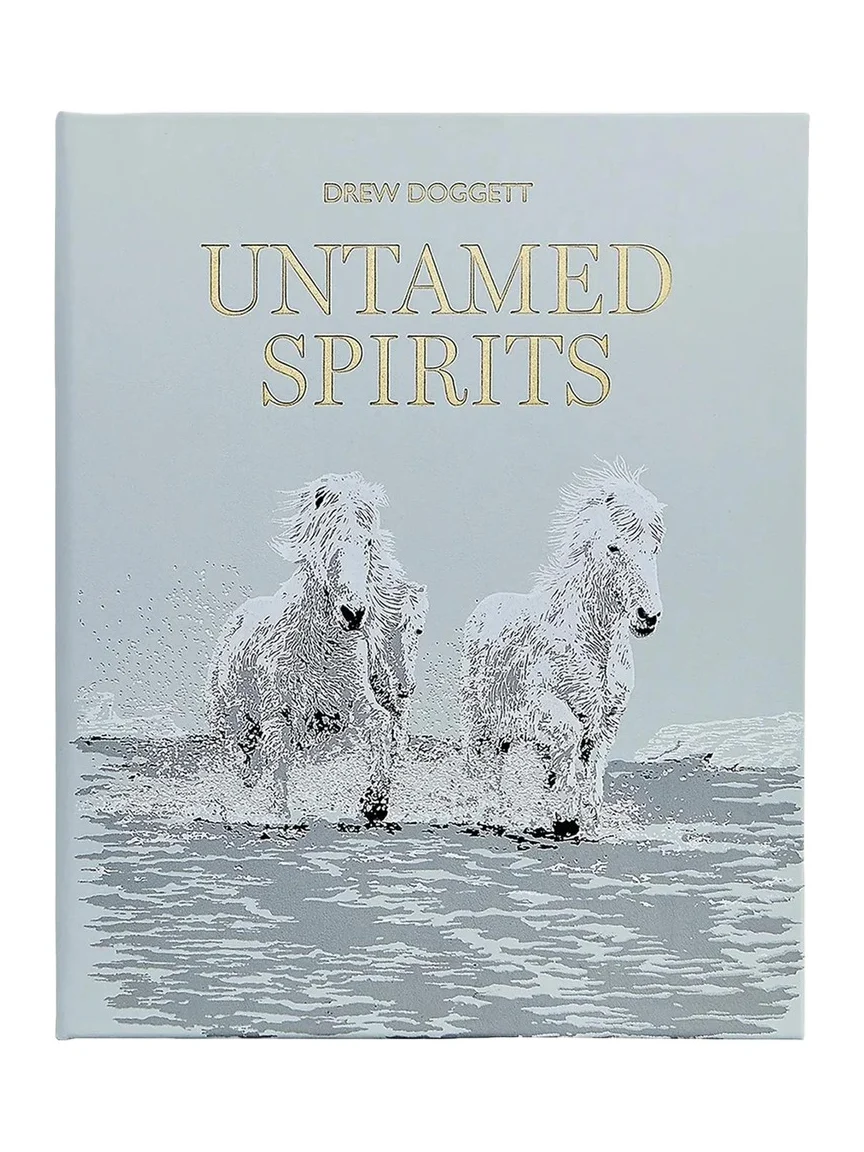 Graphic Image "Untamed Spirits: Horses From Around the World" Leather-Bound Book by Drew Doggett