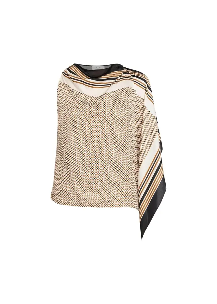 A.L.C. Kit Draped Top | Image 1 A.L.C. Kit Draped Top | Image 1