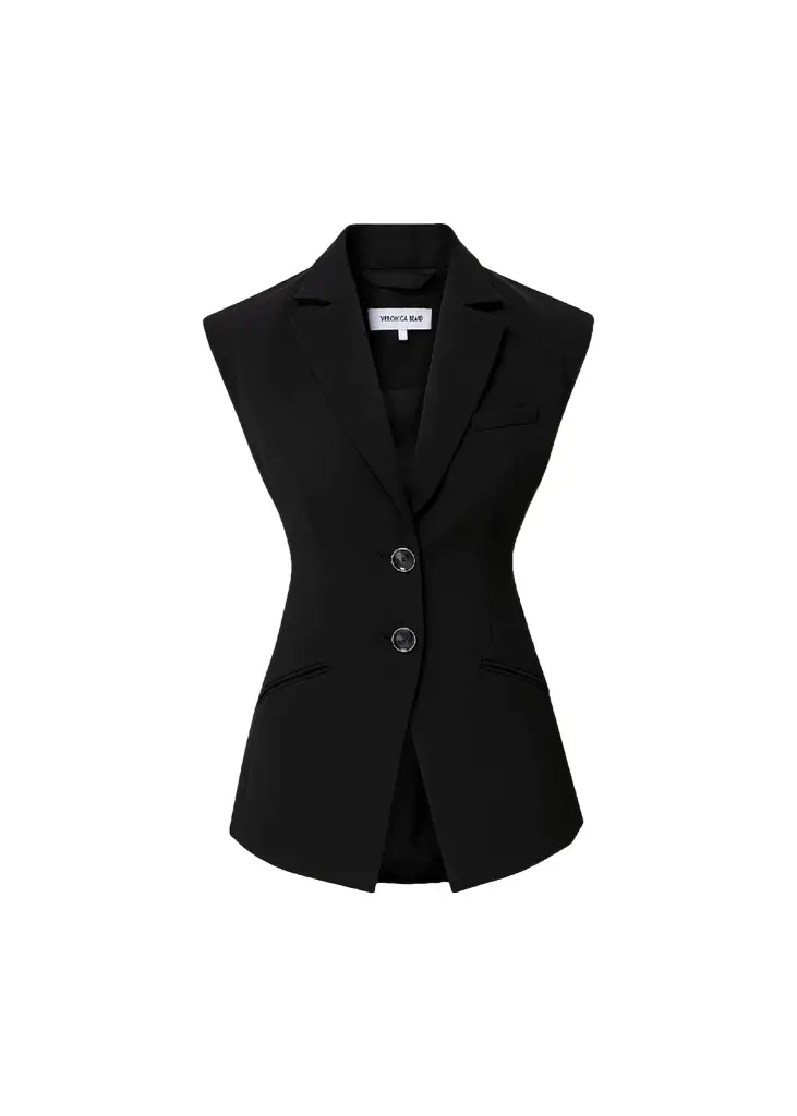 Veronica Beard Sorenne Single-Breasted Vest | Image 1 Veronica Beard Sorenne Single-Breasted Vest | Image 1