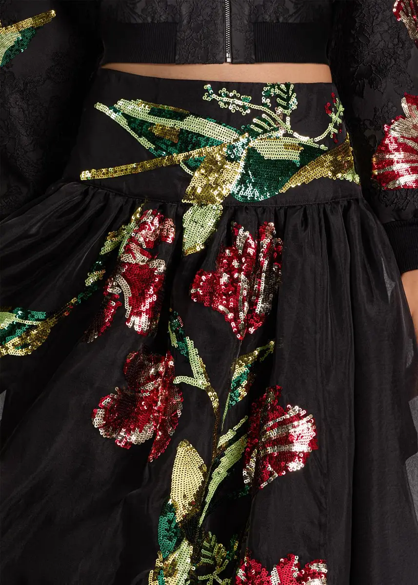Alice + Olivia Oriana Embellished Maxi Skirt | Thumbnail 5 Alice + Olivia Oriana Embellished Maxi Skirt | Thumbnail 5
