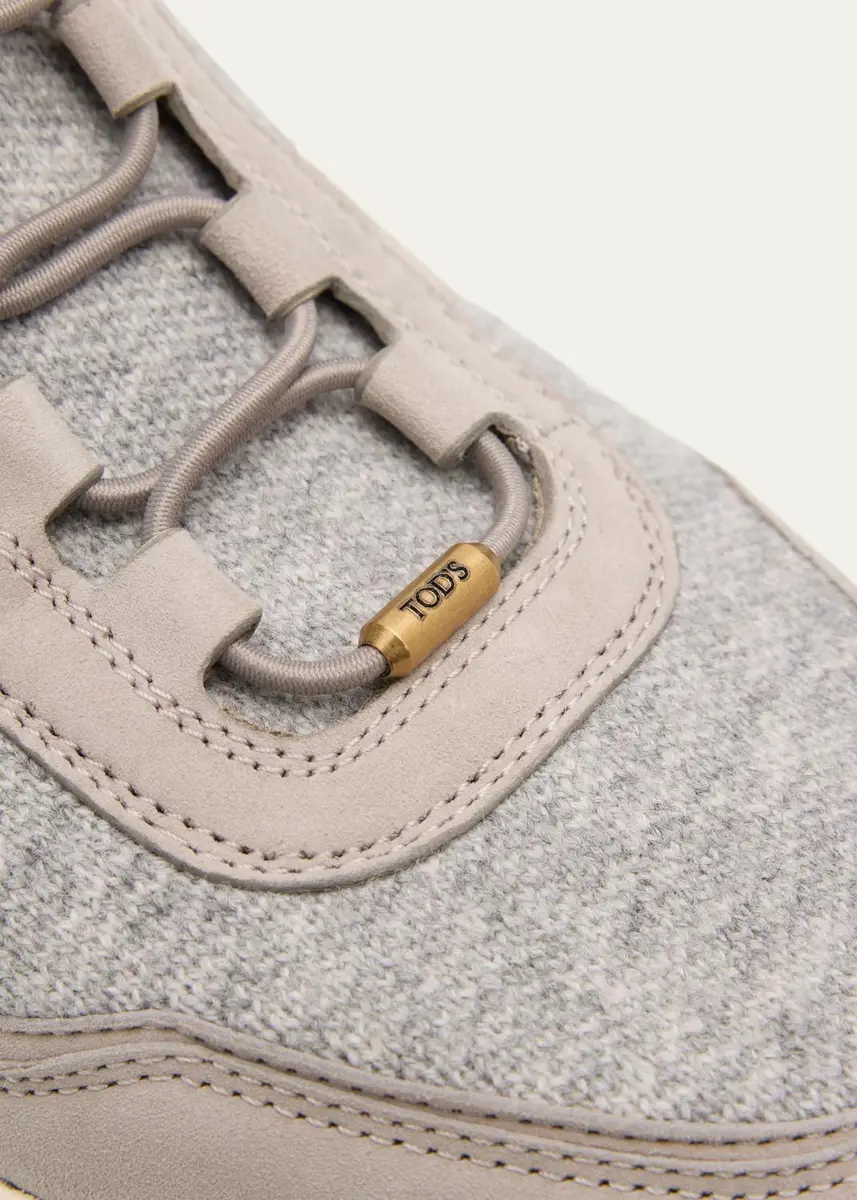 Tod's Sportiva Knit Suede Trainer Sneakers | Thumbnail 5