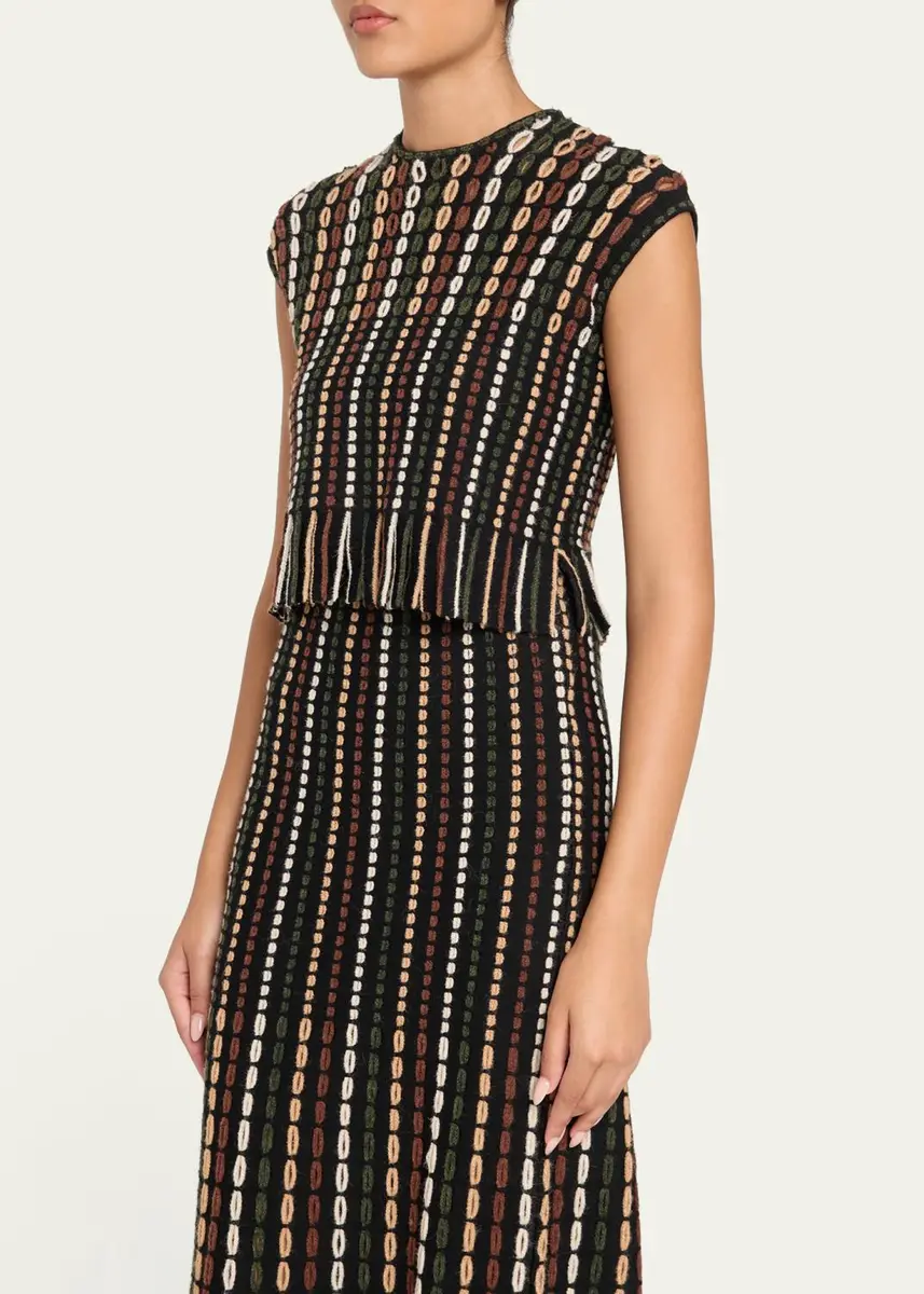 Ulla Johnson Natia Short-Sleeve Knit Top | Thumbnail 4 Ulla Johnson Natia Short-Sleeve Knit Top | Thumbnail 4