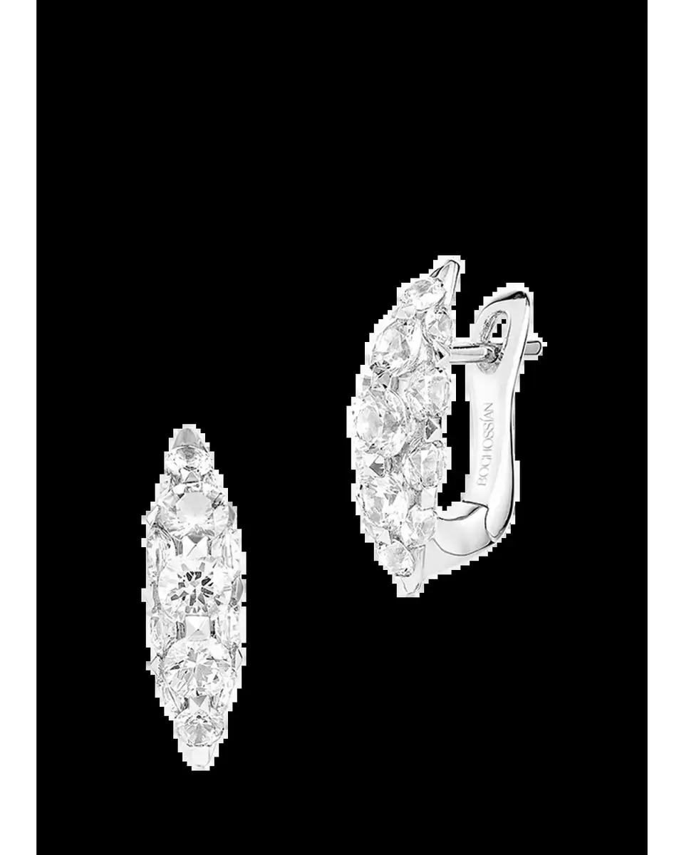 Boghossian Merveilles Icy 18K White Gold Diamond Mini Earrings | Thumbnail 2 Boghossian Merveilles Icy 18K White Gold Diamond Mini Earrings | Thumbnail 2