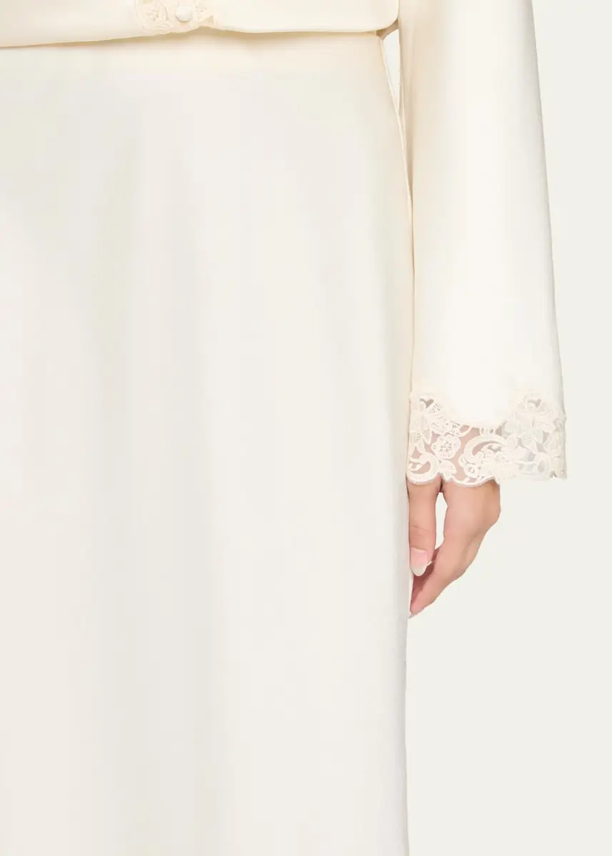 LoveShackFancy Avelaine Satin Midi Skirt | Thumbnail 5 LoveShackFancy Avelaine Satin Midi Skirt | Thumbnail 5