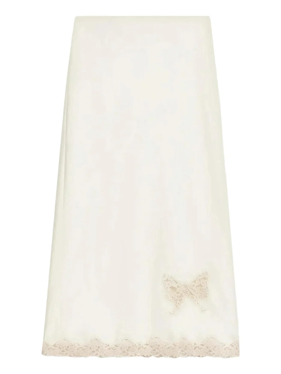 Avelaine Satin Midi Skirt Avelaine Satin Midi Skirt