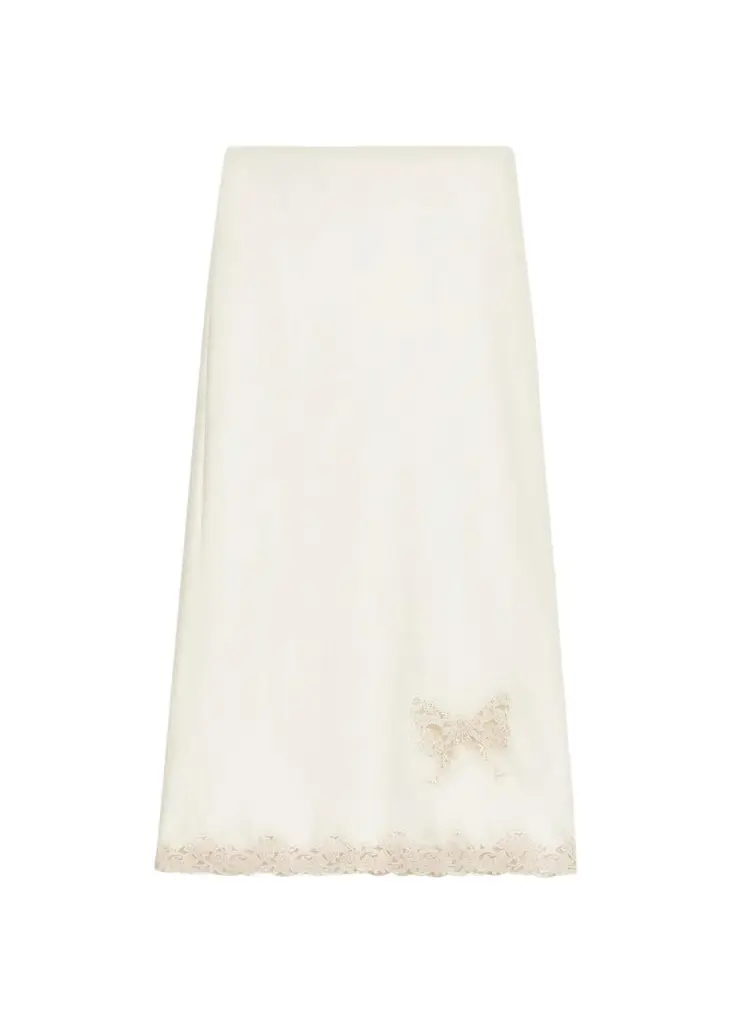 Avelaine Satin Midi Skirt Avelaine Satin Midi Skirt
