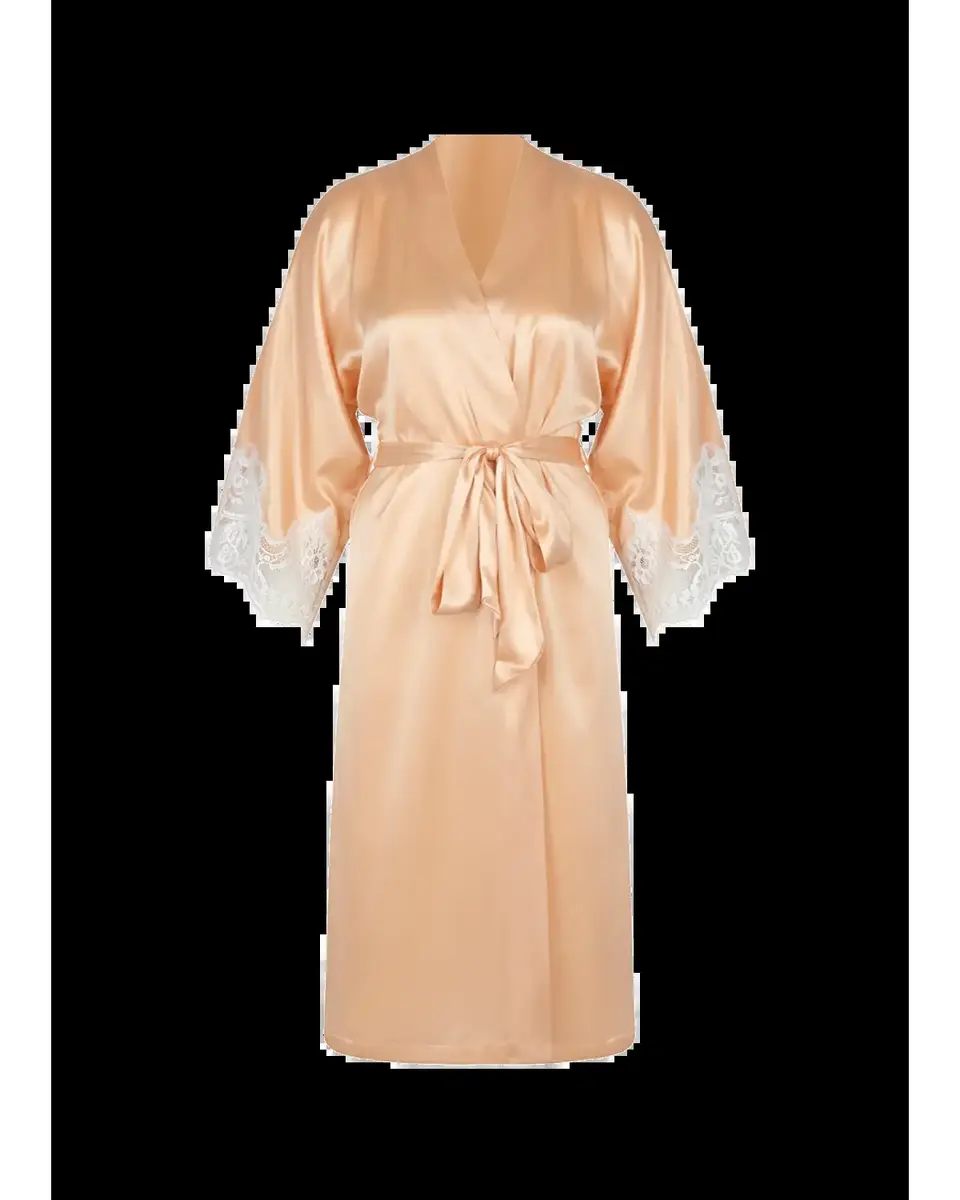 Lise Charmel Splendeur Lace-Trim Silk-Blend Robe | Thumbnail 2 Lise Charmel Splendeur Lace-Trim Silk-Blend Robe | Thumbnail 2