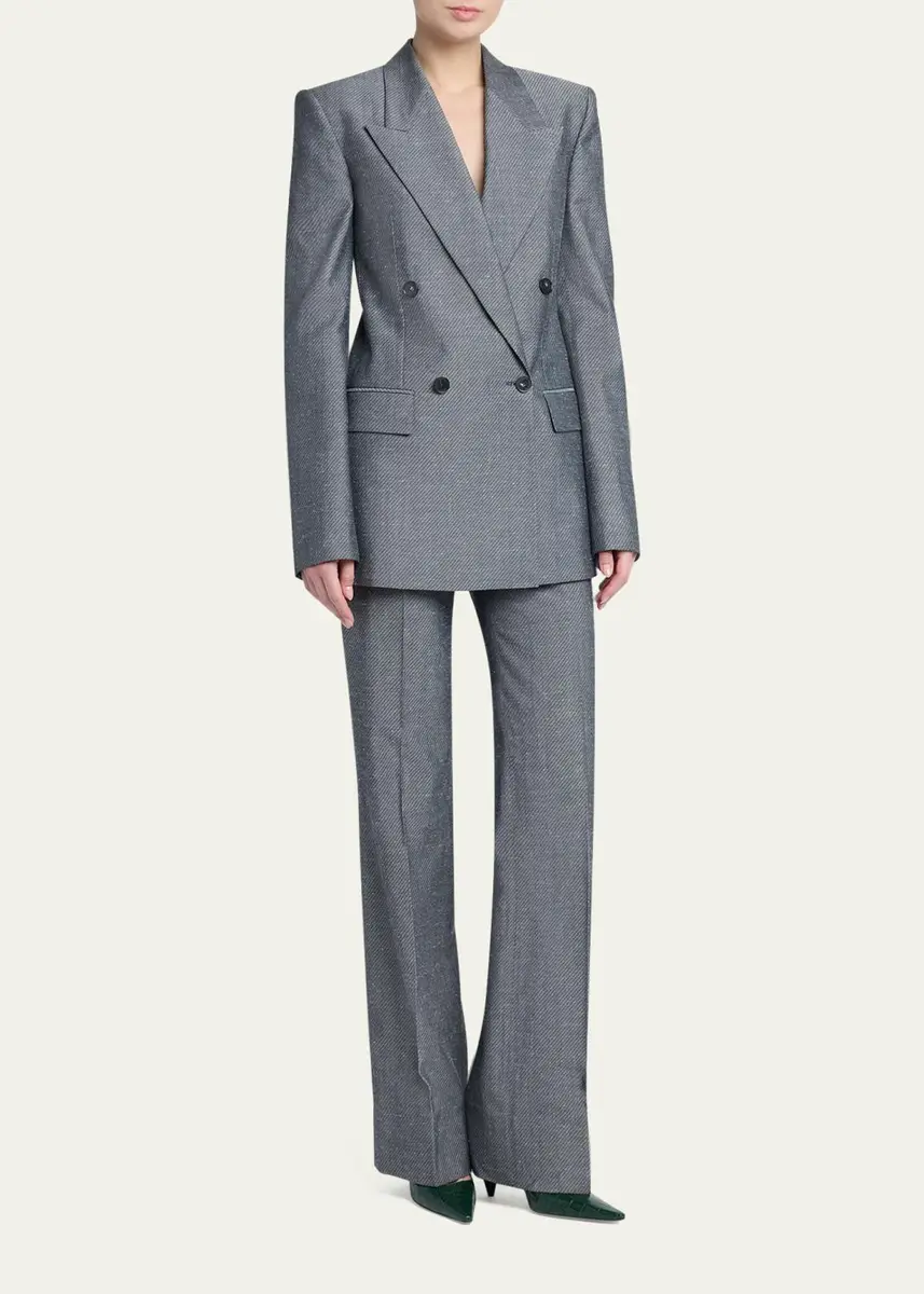 Stella McCartney Twill Straight-Leg Pants | Thumbnail 2 Stella McCartney Twill Straight-Leg Pants | Thumbnail 2
