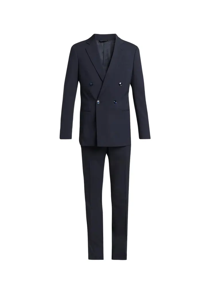 Giorgio Armani Men's Soho-Fit Wool Double-Breasted Sport Coat