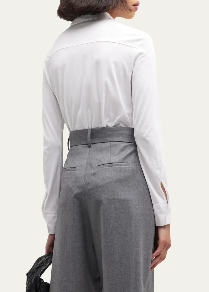 Theory Riduro Organic Cotton Button-Up Shirt | Thumbnail 3