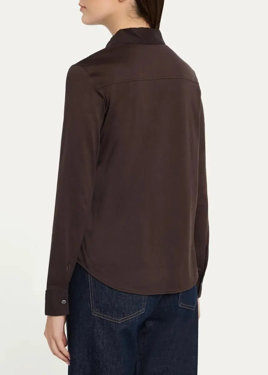 Theory Riduro Organic Cotton Button-Up Shirt | Thumbnail 7