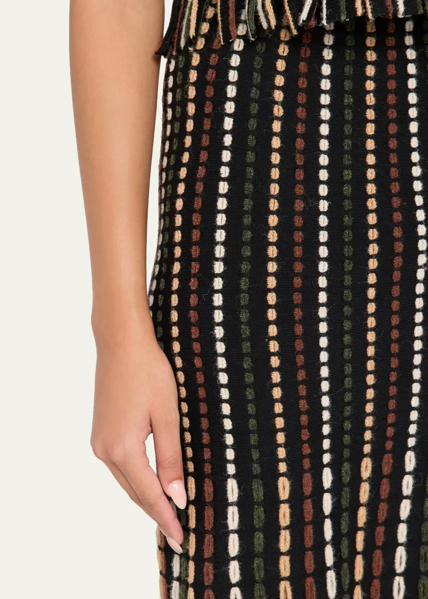 Ulla Johnson Inez Fringe Knit Midi Skirt | Thumbnail 5 Ulla Johnson Inez Fringe Knit Midi Skirt | Thumbnail 5
