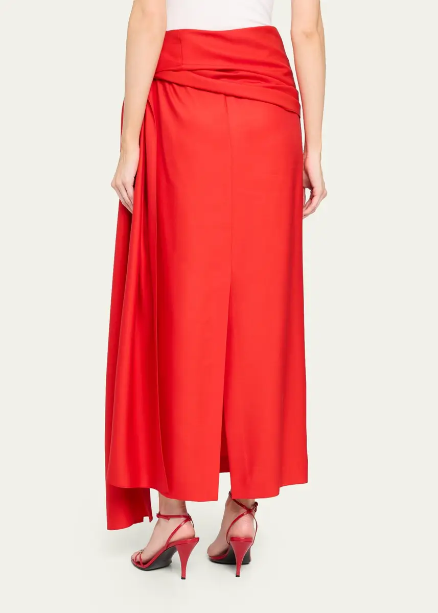 Heirlome Helena Knotted Wrap Silk Maxi Skirt | Thumbnail 3 Heirlome Helena Knotted Wrap Silk Maxi Skirt | Thumbnail 3