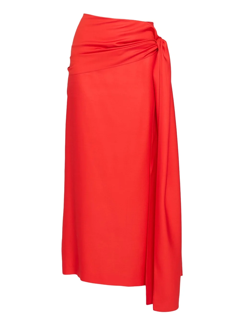 Helena Knotted Wrap Silk Maxi Skirt Helena Knotted Wrap Silk Maxi Skirt