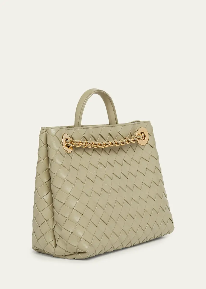Bottega Veneta Small Andiamo Shoulder Bag with Chain Strap | Thumbnail 3 Bottega Veneta Small Andiamo Shoulder Bag with Chain Strap | Thumbnail 3
