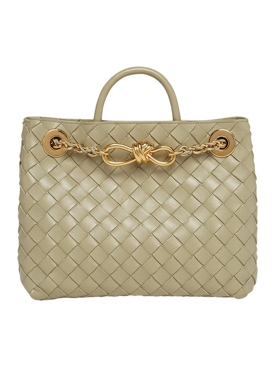 Bottega Veneta Small Andiamo Shoulder Bag with Chain Strap