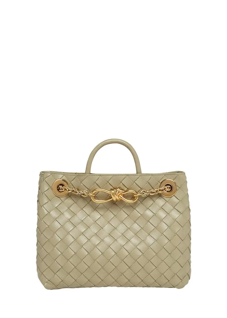 Bottega Veneta Small Andiamo Shoulder Bag with Chain Strap