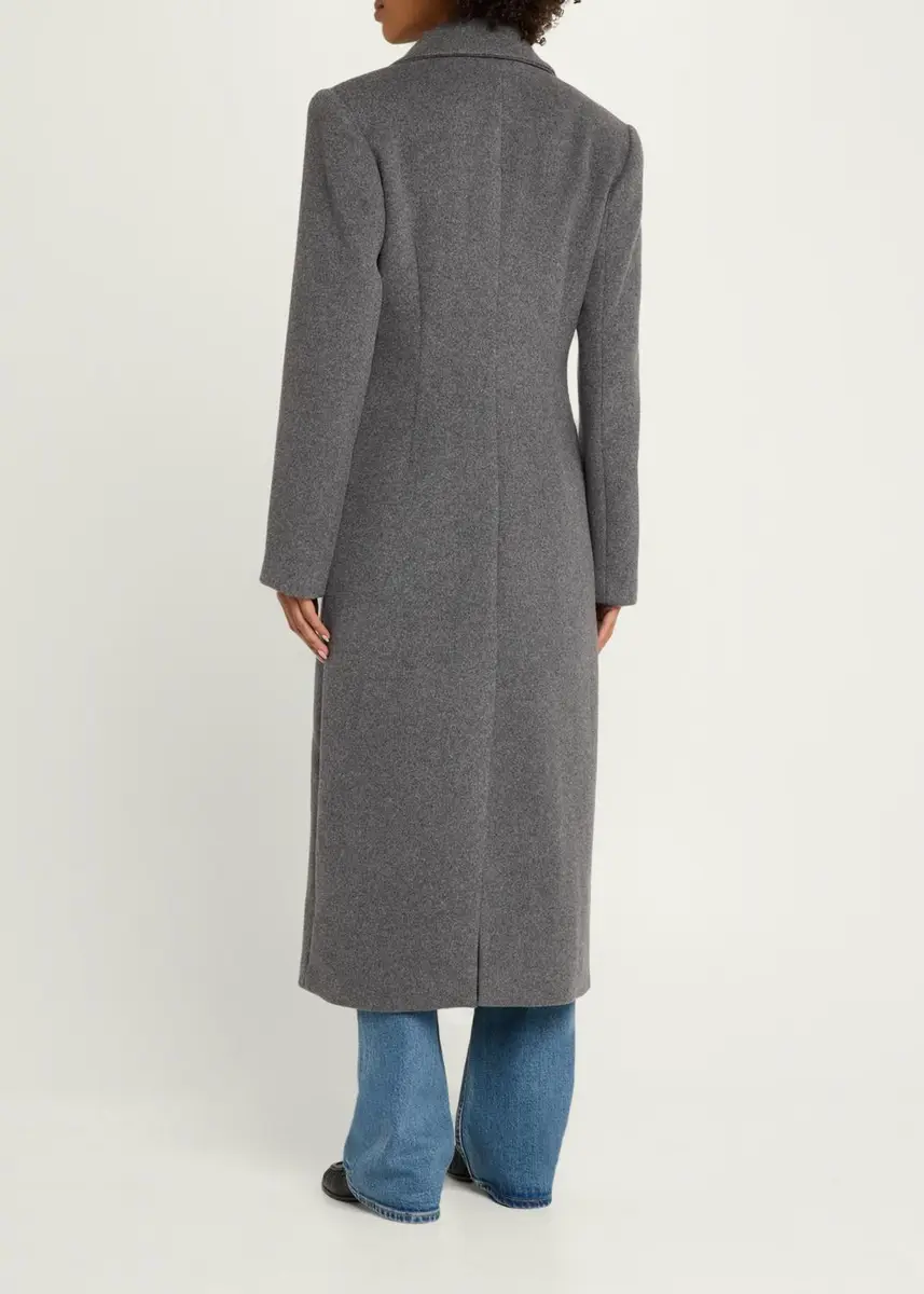 Toccin Boston Sculpted Peak-Lapel Wool Coat | Thumbnail 3 Toccin Boston Sculpted Peak-Lapel Wool Coat | Thumbnail 3