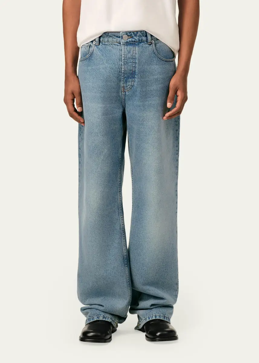AMI PARIS Men's Large Fit Jeans | Thumbnail 4 AMI PARIS Men's Large Fit Jeans | Thumbnail 4