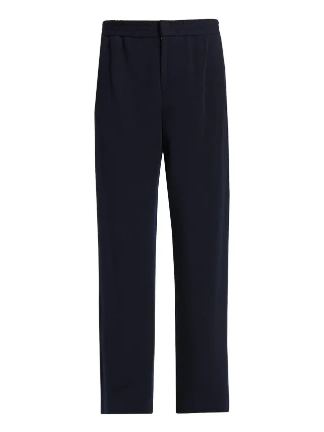 Men's Straight-Leg Wool Trousers