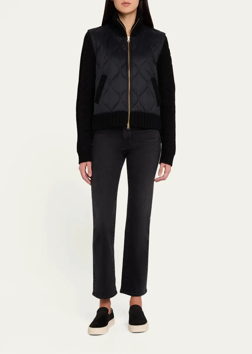 Veronica Beard Patra Quilted Wool-Blend Jacket | Thumbnail 2 Veronica Beard Patra Quilted Wool-Blend Jacket | Thumbnail 2