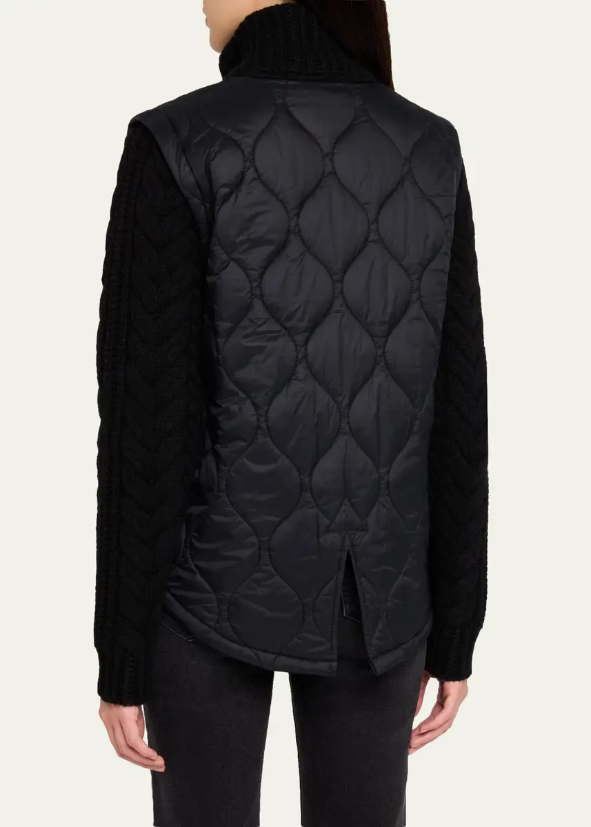 Veronica Beard Patra Quilted Wool-Blend Jacket | Thumbnail 3 Veronica Beard Patra Quilted Wool-Blend Jacket | Thumbnail 3