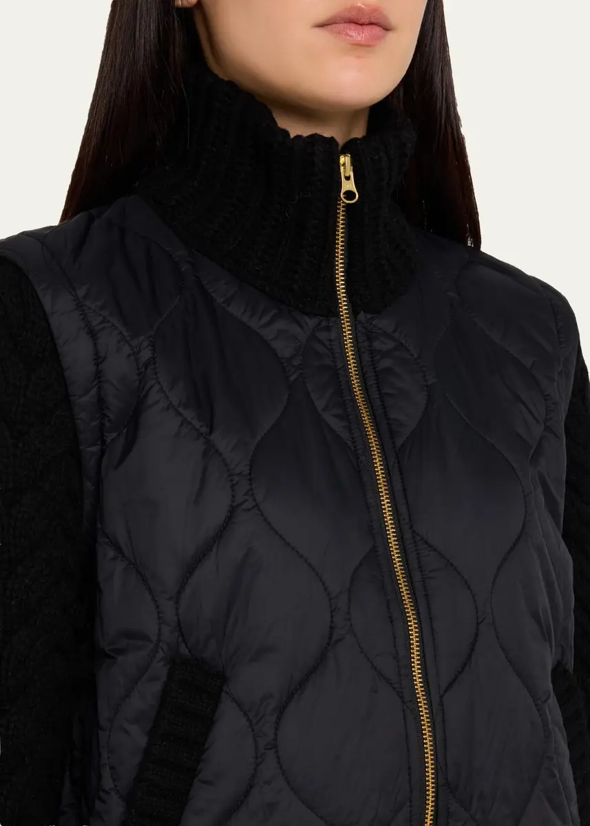 Veronica Beard Patra Quilted Wool-Blend Jacket | Thumbnail 5 Veronica Beard Patra Quilted Wool-Blend Jacket | Thumbnail 5