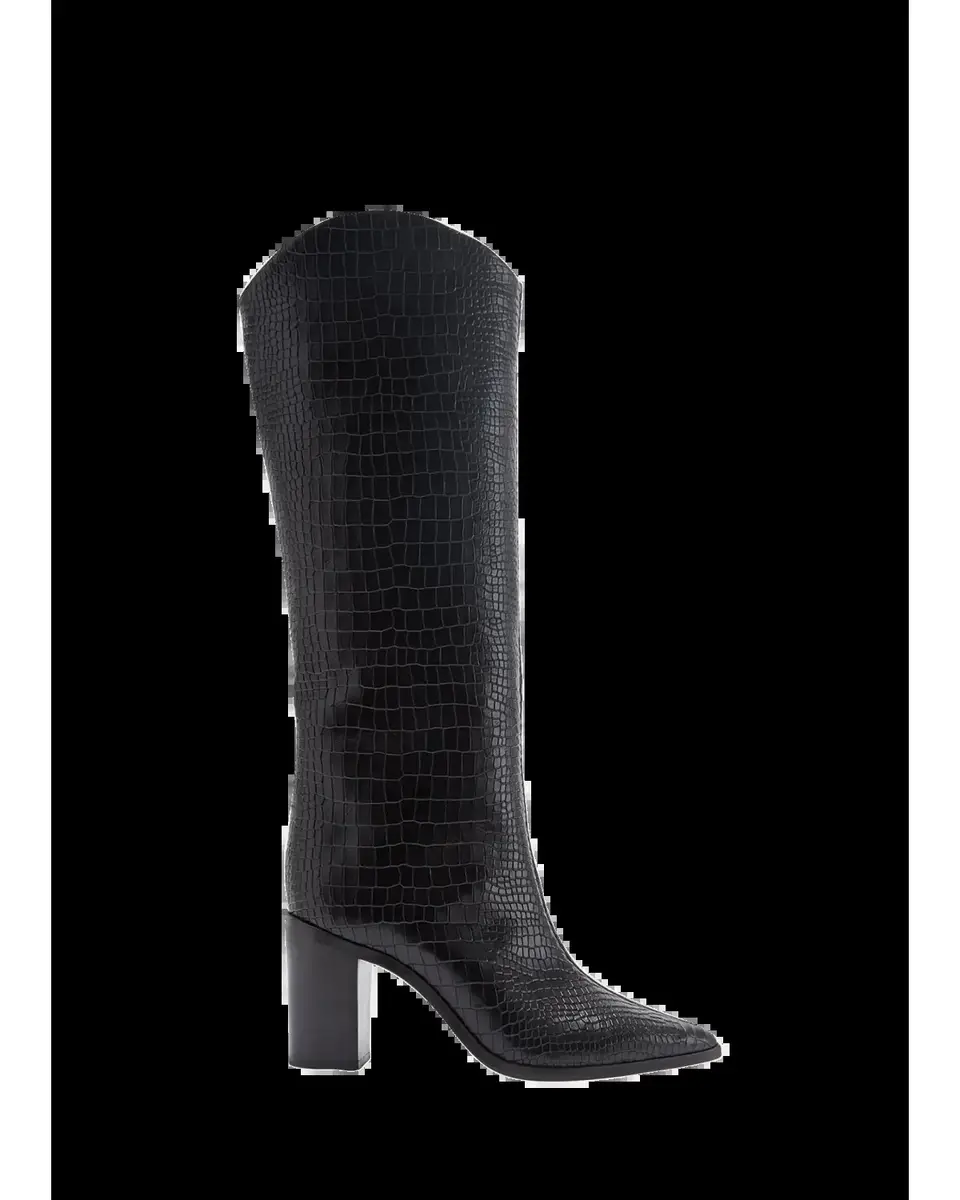 Schutz Analeah Snake-Print Leather Tall Boots | Thumbnail 2 Schutz Analeah Snake-Print Leather Tall Boots | Thumbnail 2