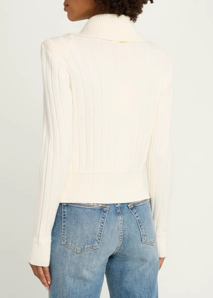 Toccin Holly Ribbed Turtleneck Jacket | Thumbnail 3 Toccin Holly Ribbed Turtleneck Jacket | Thumbnail 3