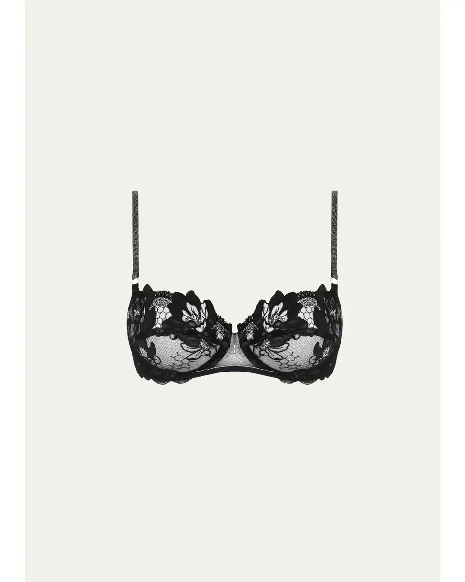 Lise Charmel Cuir Sexy Couture Embroidered Demi Bra