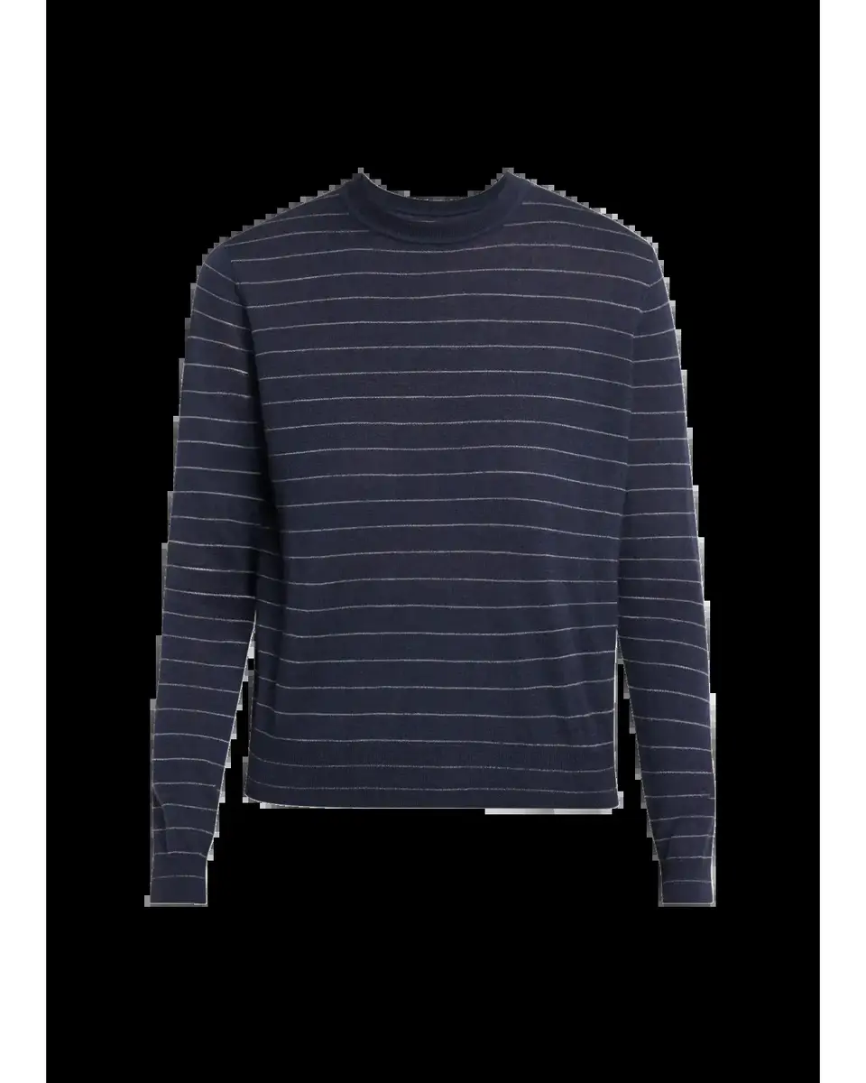 Lafayette 148 New York Striped Crewneck Cashmere Sweater | Thumbnail 2 Lafayette 148 New York Striped Crewneck Cashmere Sweater | Thumbnail 2