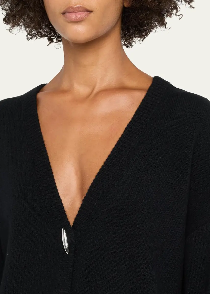 Grace Ling Cashmere Oversized V-Neck Cardigan | Thumbnail 5 Grace Ling Cashmere Oversized V-Neck Cardigan | Thumbnail 5