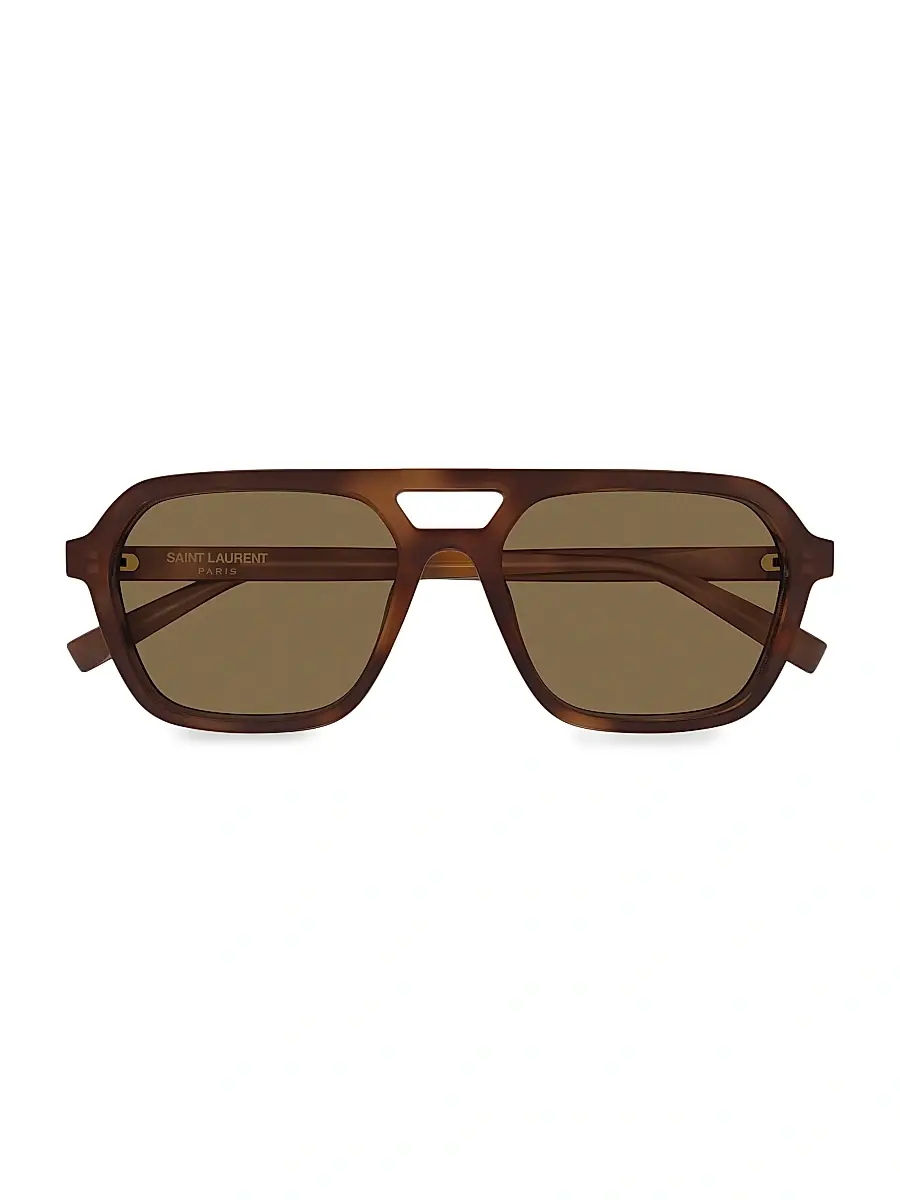 Saint Laurent Men's 55MM Aviator Sunglasses | Thumbnail 2 Saint Laurent Men's 55MM Aviator Sunglasses | Thumbnail 2