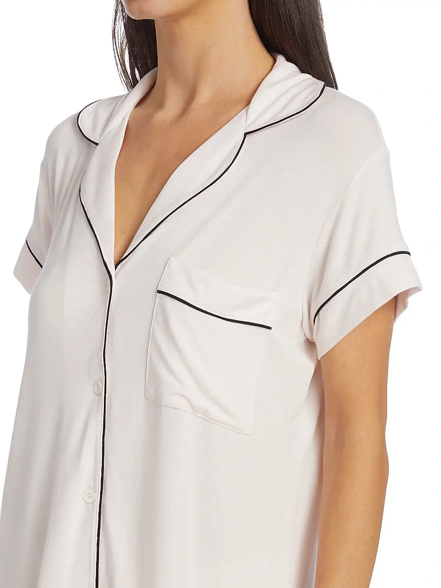 Eberjey Women's Gisele Cropped Pajama Set | Thumbnail 6 Eberjey Women's Gisele Cropped Pajama Set | Thumbnail 6