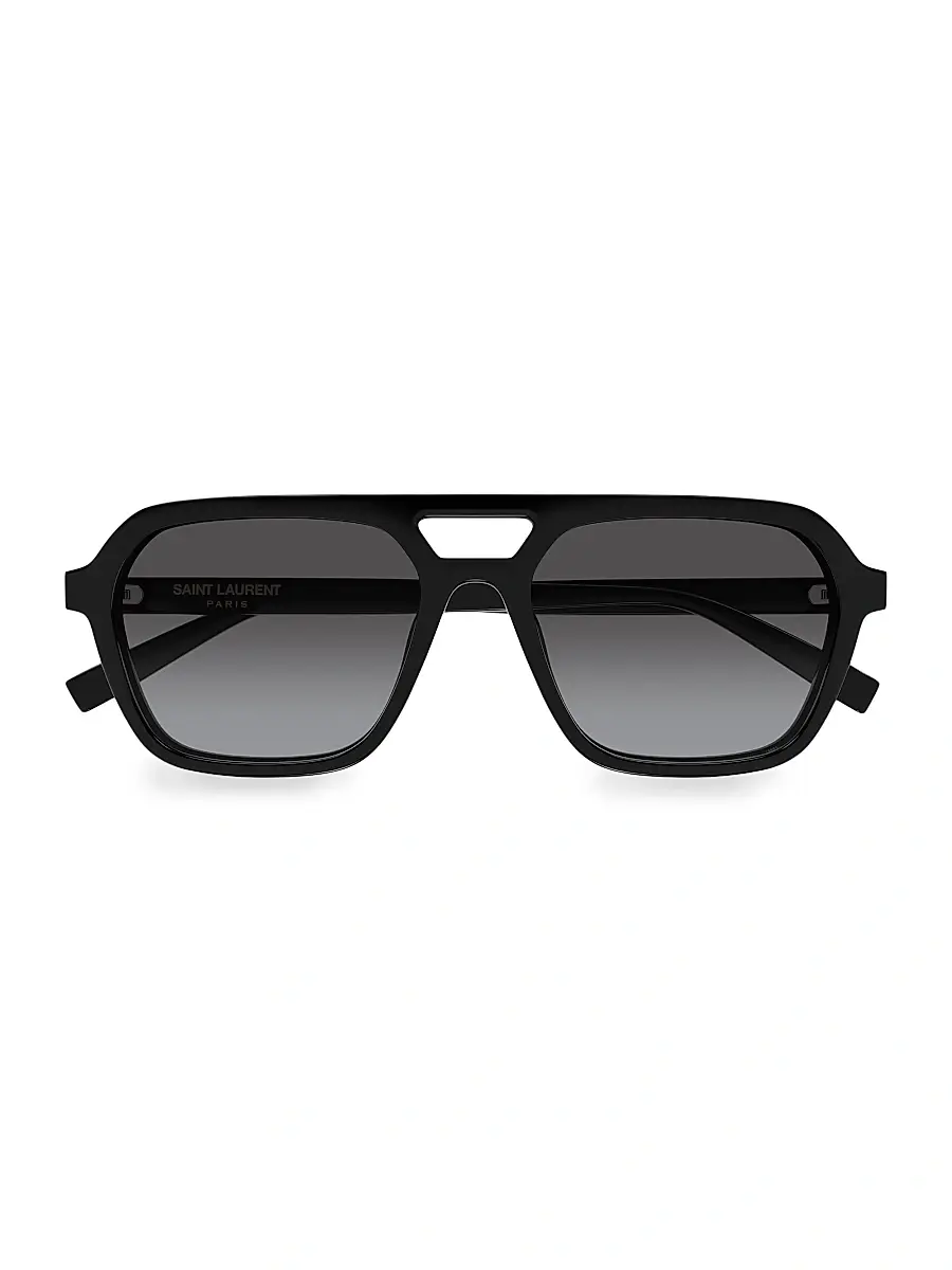 Saint Laurent Men's 55MM Aviator Sunglasses | Thumbnail 2 Saint Laurent Men's 55MM Aviator Sunglasses | Thumbnail 2