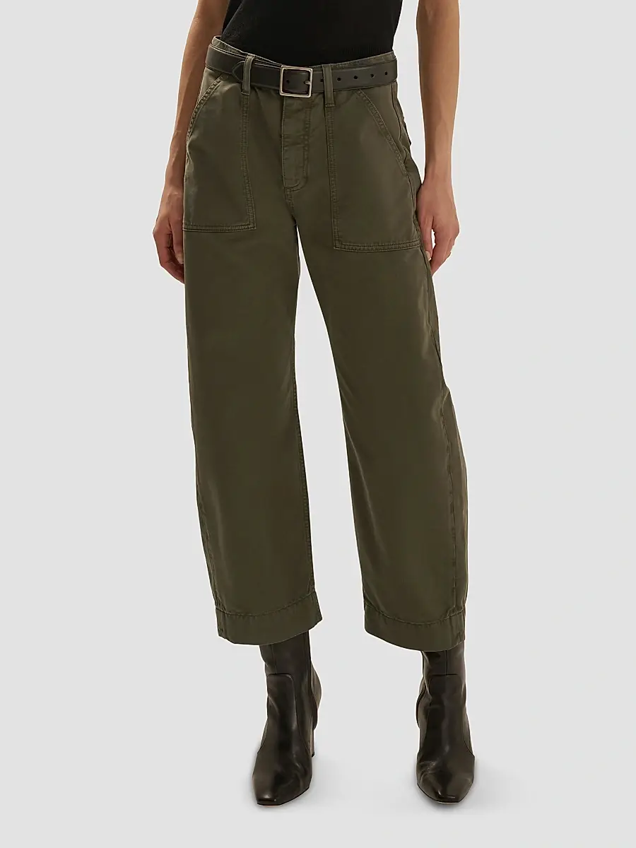 Favorite Daughter Women's The Major Barrel-Leg Pants | Thumbnail 4