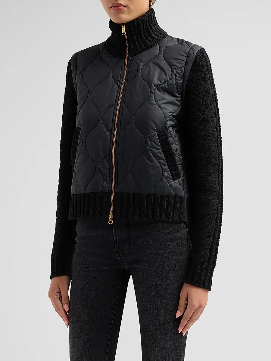 Veronica Beard Women's Patra Quilted Wool-Blend Jacket | Thumbnail 4 Veronica Beard Women's Patra Quilted Wool-Blend Jacket | Thumbnail 4