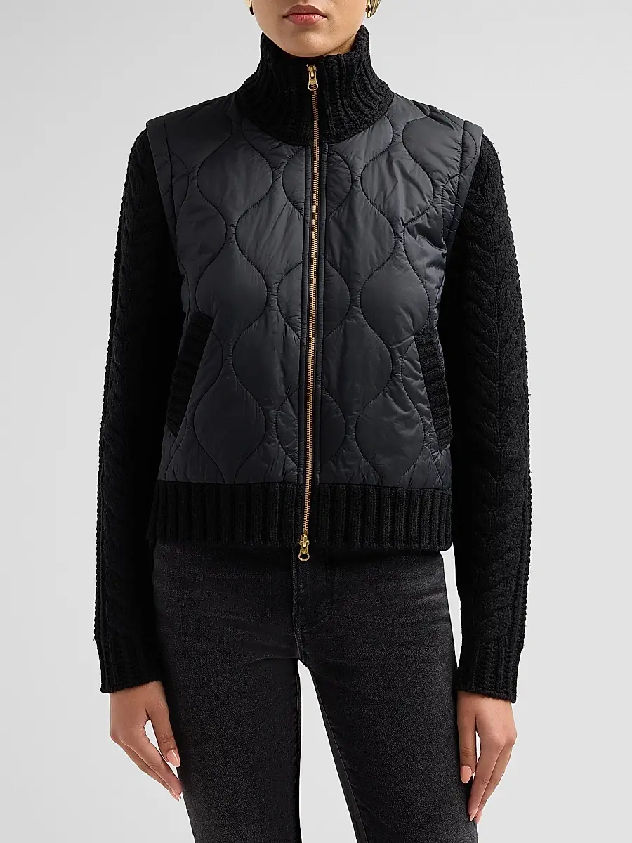 Veronica Beard Women's Patra Quilted Wool-Blend Jacket | Thumbnail 5 Veronica Beard Women's Patra Quilted Wool-Blend Jacket | Thumbnail 5