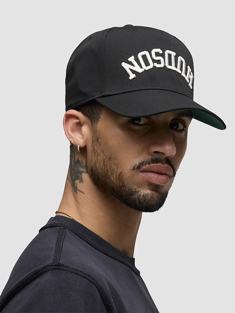 Hudson Jeans Men's Embroidered Reverse Logo Baseball Cap | Thumbnail 5