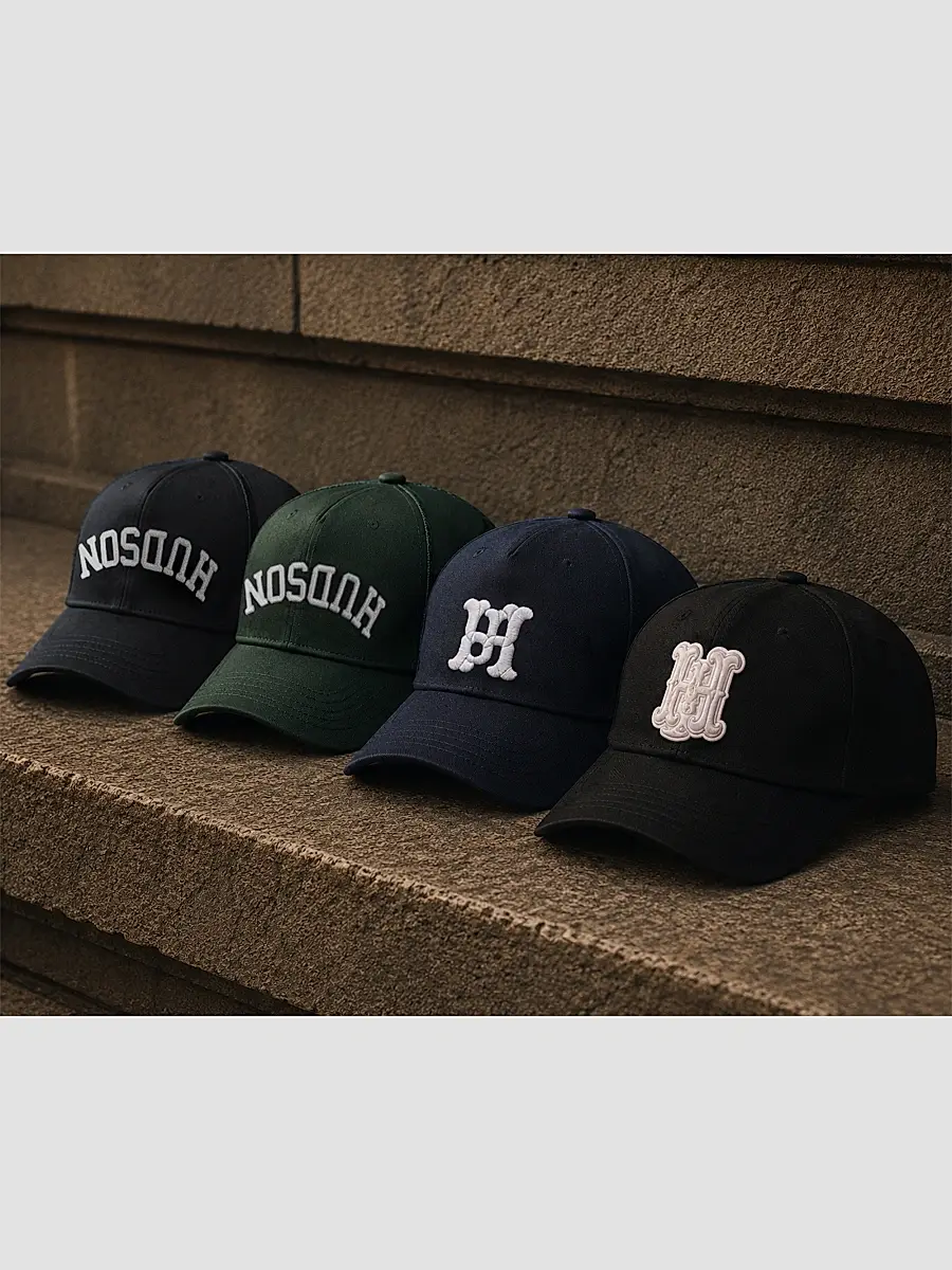 Hudson Jeans Men's Embroidered Reverse Logo Baseball Cap | Thumbnail 8