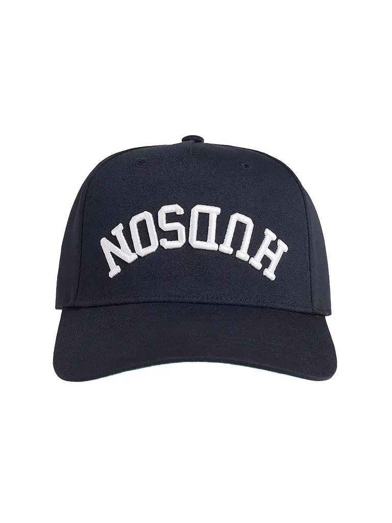 Hudson Jeans Men's Embroidered Reverse Logo Baseball Cap