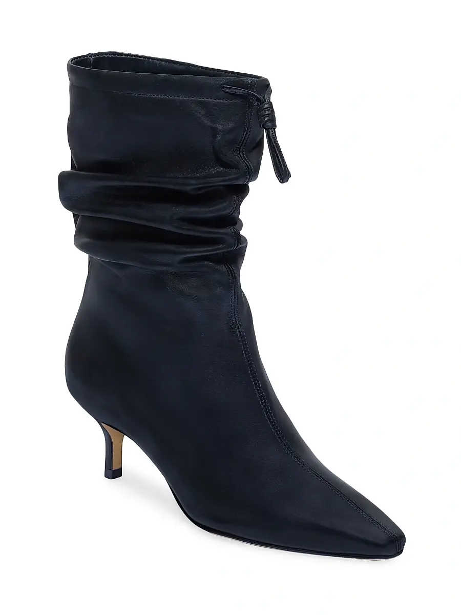 Bernardo 1946 Women's Mazzi 57MM Scrunch Suede Booties | Thumbnail 2 Bernardo 1946 Women's Mazzi 57MM Scrunch Suede Booties | Thumbnail 2