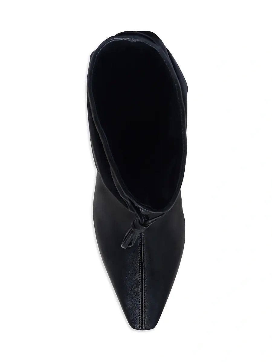 Bernardo 1946 Women's Mazzi 57MM Scrunch Suede Booties | Thumbnail 3 Bernardo 1946 Women's Mazzi 57MM Scrunch Suede Booties | Thumbnail 3