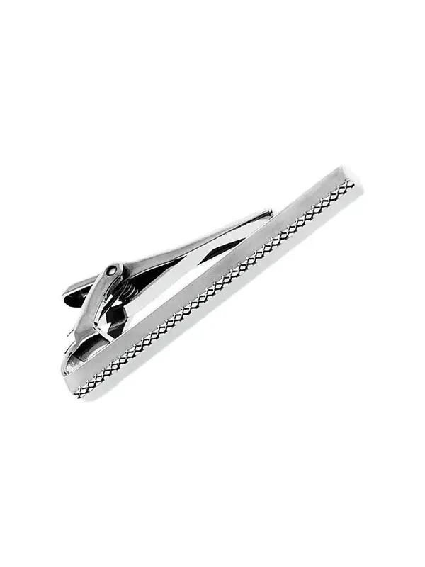 Tateossian Men's RT Zen Rhodium-Plated Tie Clip
