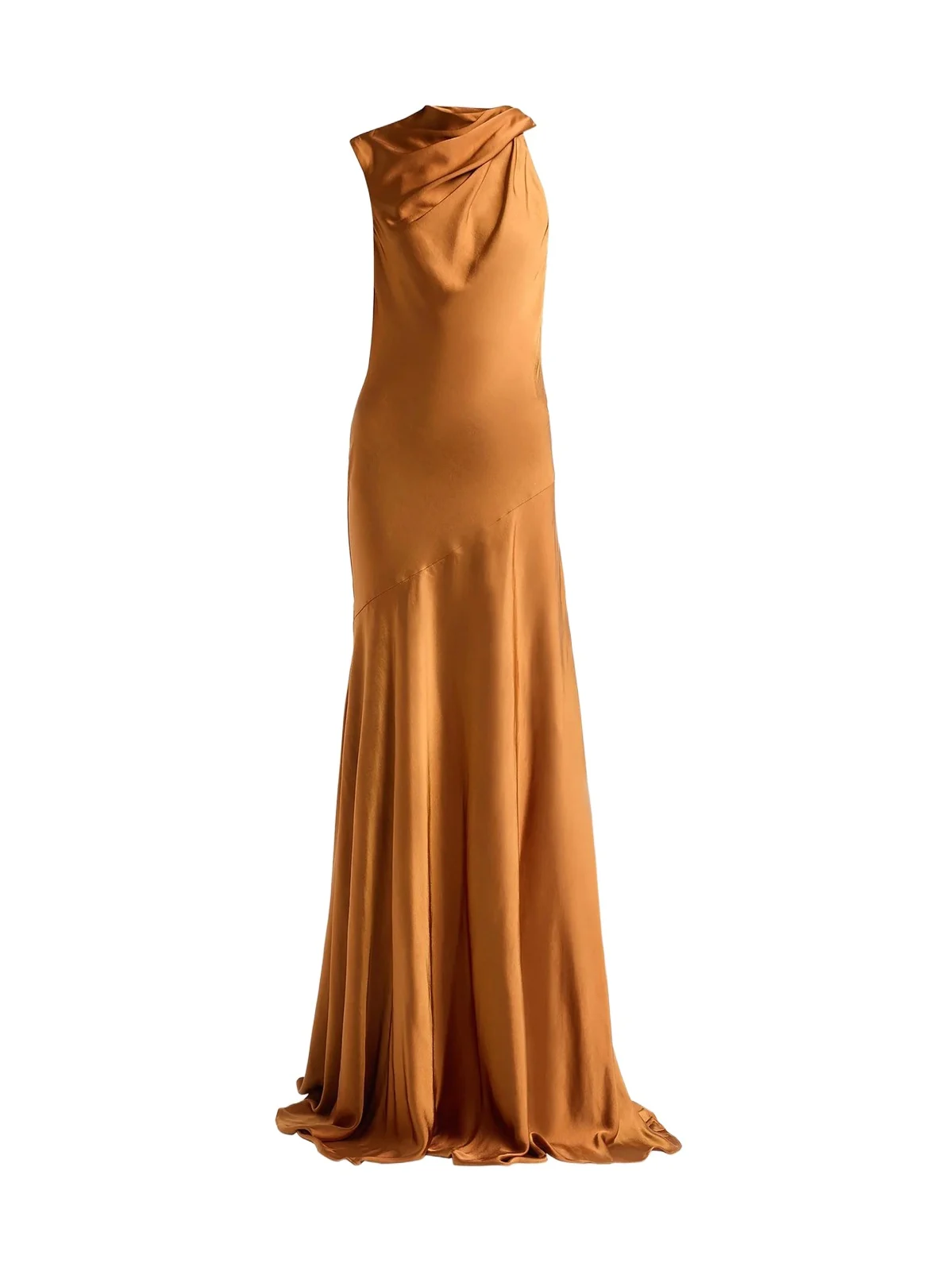 Amsale Women's Liquid Satin Draped Gown