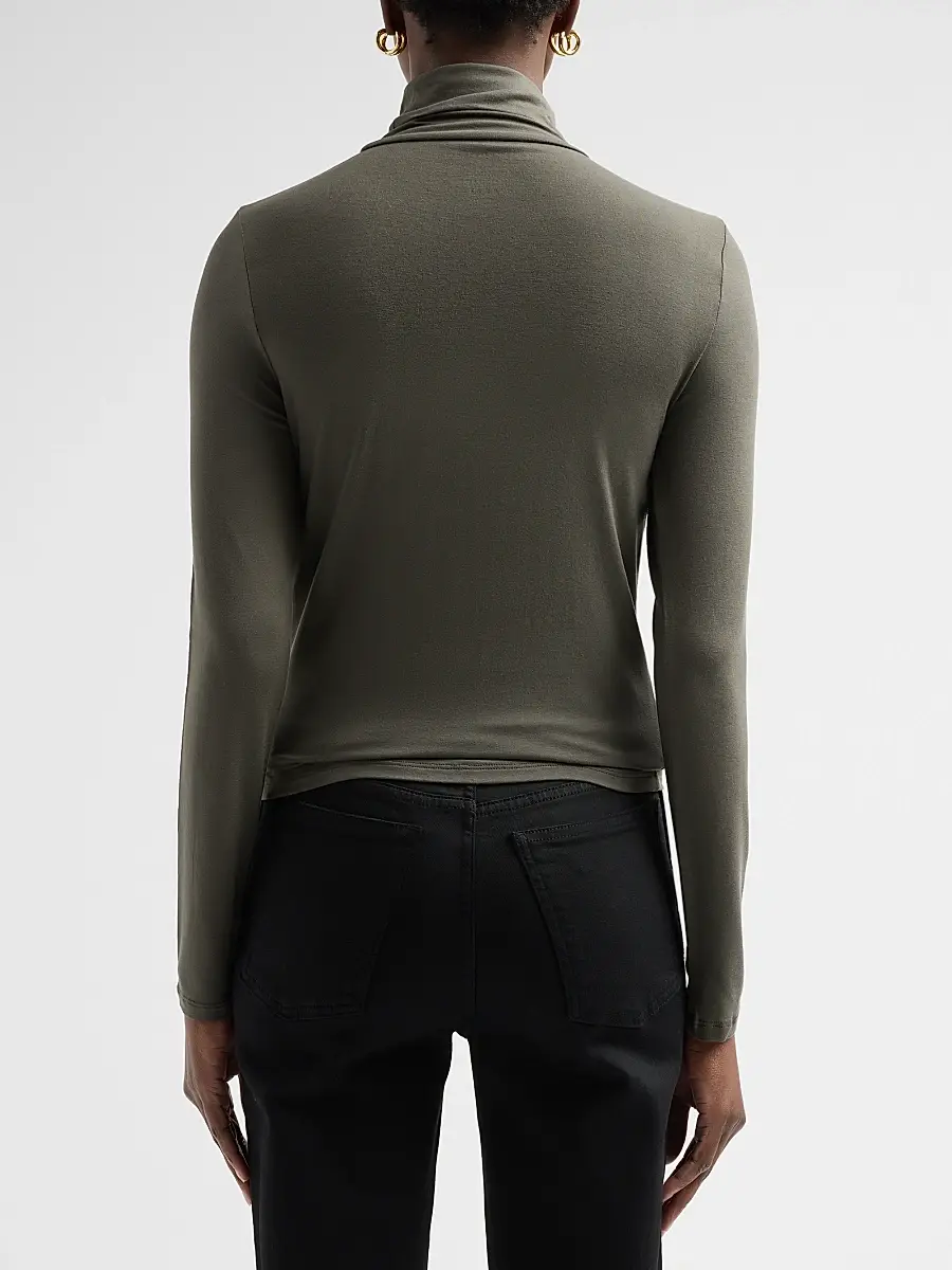 MAJESTIC FILATURES Women's Soft Touch Turtleneck Top | Thumbnail 3