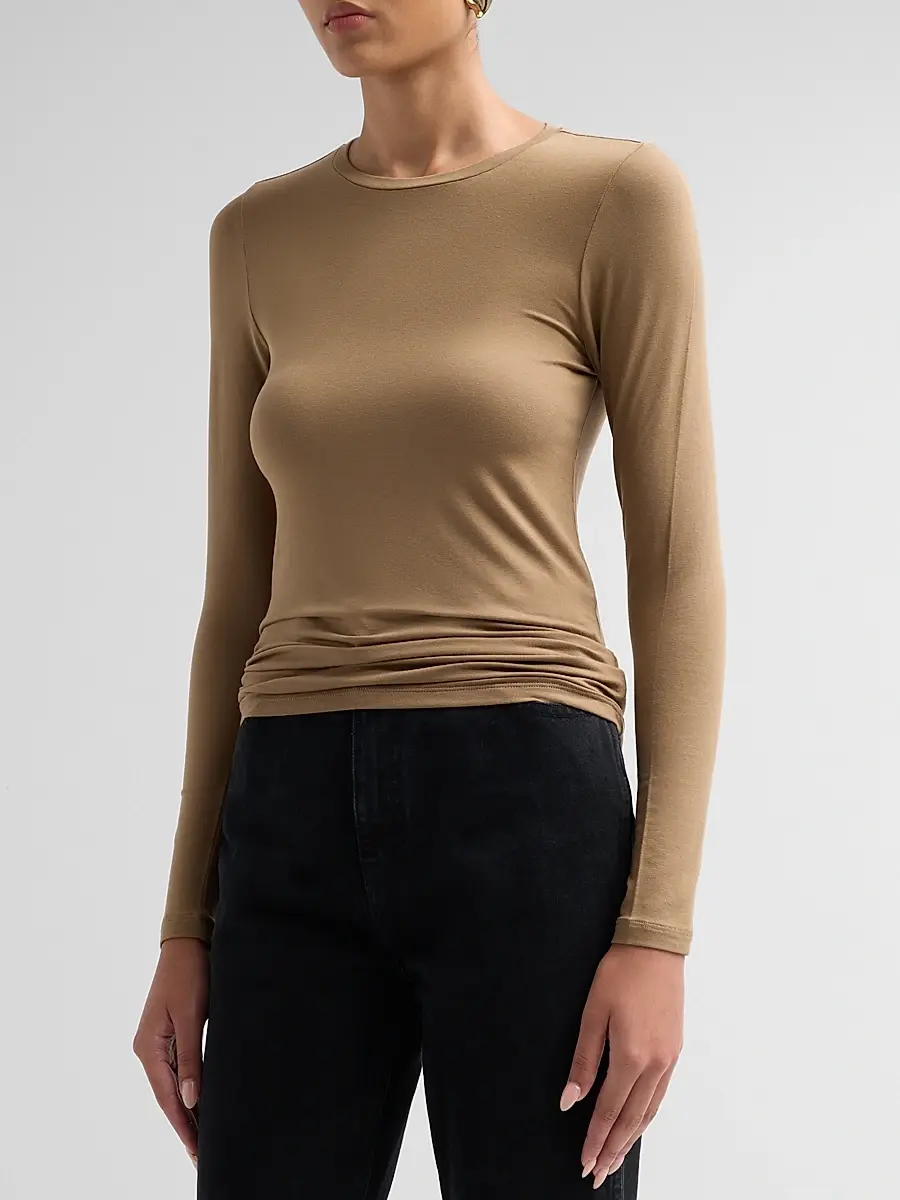 MAJESTIC FILATURES Women's Soft Touch Crewneck Long-Sleeve Top | Thumbnail 4 MAJESTIC FILATURES Women's Soft Touch Crewneck Long-Sleeve Top | Thumbnail 4