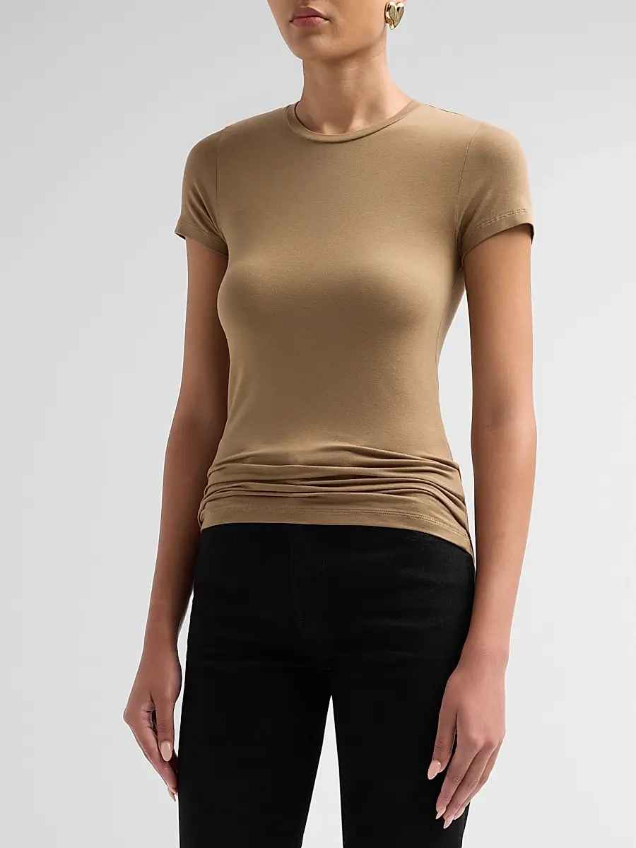 MAJESTIC FILATURES Women's Soft Touch Crewneck T-Shirt | Thumbnail 4