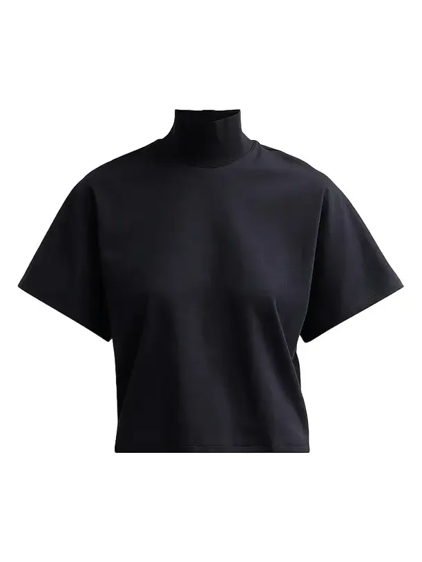 Women's Supima Cotton Mock Turtleneck Top Women's Supima Cotton Mock Turtleneck Top