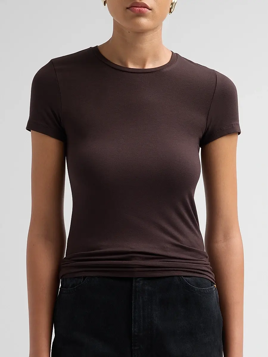 MAJESTIC FILATURES Women's Soft Touch Short-Sleeve Crewneck T-Shirt | Thumbnail 5